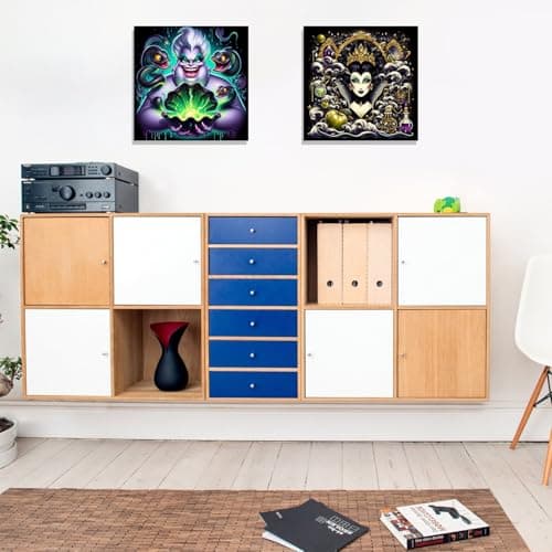 KEYRANKE 2 Pack Villa Diamond Painting Kits for Adults 5D DIY Diamond Art Kit Paint with Round Full Drill Diamonds for Beginners Gem Paintings Art for Home Wall Decor Gifts (12X12 Inch) - Thumbnail 5