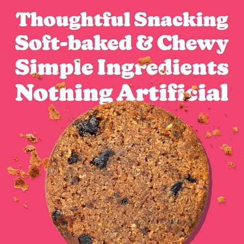 Love + Chew Superfood Mini Vegan Cookies, Gluten Free, 3-4g Plant Based Protein Per Cookie, Healthy Snacks, Refined Sugar Free, Individually Wrapped Cookies, Banana Bread and Cherry Almond, 16 Pack - Thumbnail 6