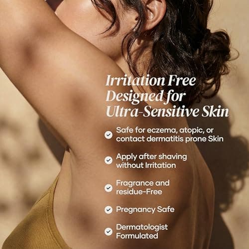 DERMAdoctor Antiperspirant for Women, Total NonScents Ultra-Gentle Unscented Antiperspirant for Sensitive Skin deodorant, Clinical Strength Deodorant For Women & Men; Hypoallergenic Roll On - 3.04 oz - Thumbnail 3