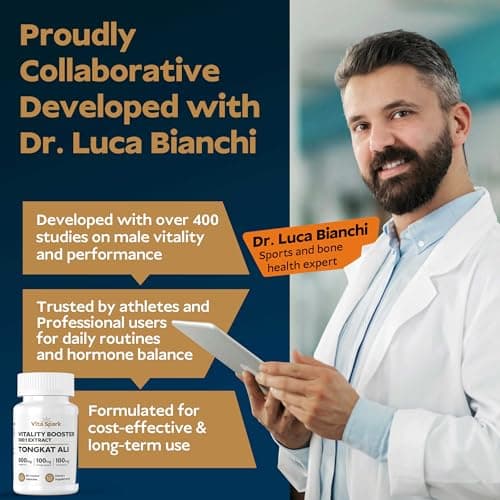 Tongkat Ali For Men 300:1 Extract 240,000mg Longjack With Fadogia Agrestis & Turkesterone, Third-party Certified Supplement For Workout Performance Strength Vitality Energy Hormone Balance | 60 Caps - Thumbnail 6