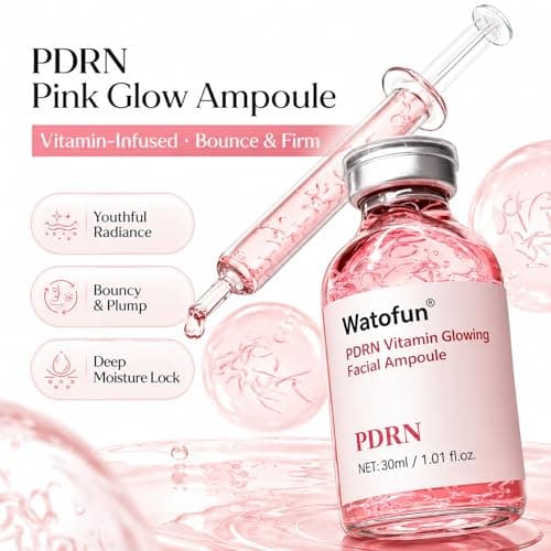 Intensive PDRN Pink Silk Peptide Serum Ampoule PDRN Serum, Deep Collagen Silk Peptide Serum, Skin Glow, Hydrating, Moisturizing, Firming, Tightening,Lifting,Smoothing,Uneven Skin Tone, 60ml/2.03 Fl.Oz - Thumbnail 2