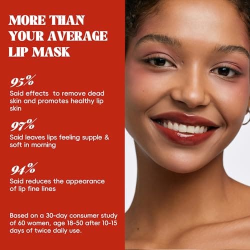 ANRCOLLECT Lip Scrub and Lip Mask Set- Lip Treatment Care Kit with 2 Lip Exfoliator Scrub & 2 Lip Butter Mask, Intense Hydration Set for Dry Chapped Cracked Lips (4 Pack), Valentines Day Gifts - Thumbnail 3