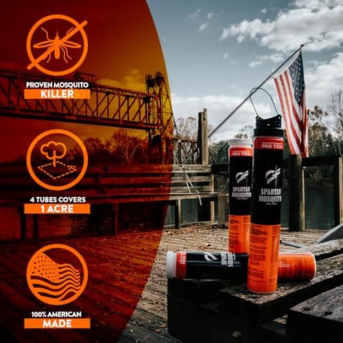 Spartan Mosquito Pro Tech - 1 Acre Pack 4 Tubes (2 Boxes) 100% American Made - Thumbnail 3