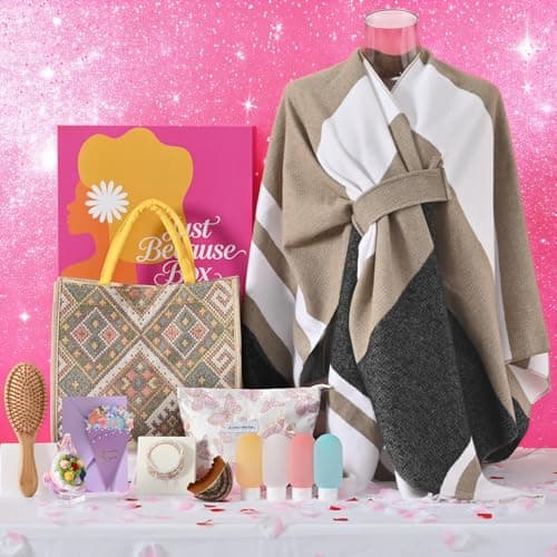 Bearhug Luxury Women's Gift Set, 12Psc Just Because Box with Elegant Premium Gift Box for Mother's Day, Birthday, Anniversary, Christmas for Women, Mother, Sister, Daughter, Friends, Teacher