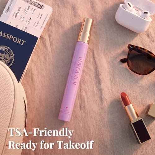 PUREAMOR Pheromone Perfume for Women, Balboa Rosa Extrait de Parfum – Romantic Floral Scent with Rose, Lychee & Cashmere, Long Lasting Fragrance, 0.4 oz / 12 ml Travel Size - Thumbnail 2