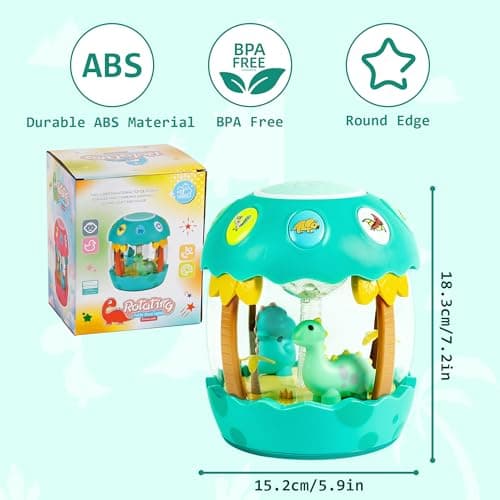 Baby Musical Light Up Toys for 6-12 12-18 Months, Tummy Time Toy - Thumbnail 5