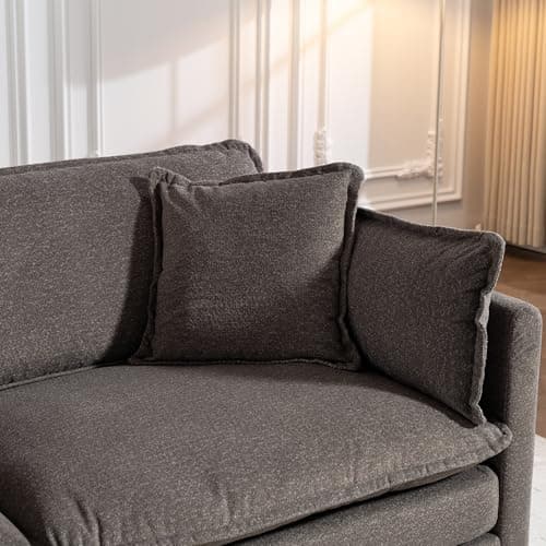 Fachmaih Sectional Loveseat Cloud Couch Modular Sofa Deep Seat Couches 78" Modern Cloud Couch with Pillow for Living Room, Bedroom and Apartment - Thumbnail 4