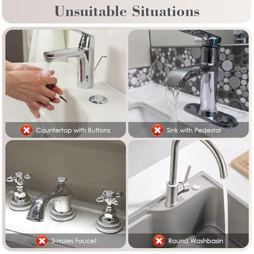 Stone Faucet Mat for Kitchen Sink, 15.7" Diatomite Drying Stone Kitchen Sink Mat Super Absorbent, Stone Kitchen Sink Splash Guard, Sink Stone Quick Dry Around Faucet for Kitchen Bathroom Counter - Thumbnail 4