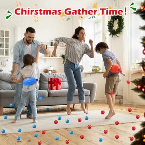 Skirfy Party Shaking Swing Balls Game Set for Kids Adults,Backyard Family Toy with 40 Balls, Birthday Games Outdoors Indoors Bachelorette Party Games for Boys and Girls Age 5 6 7 8 9+ - Thumbnail 2