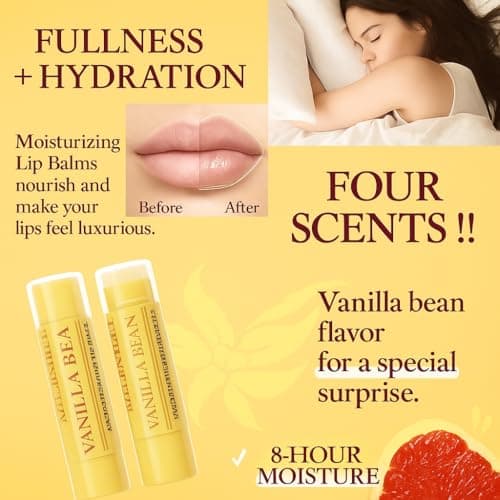 Lip Balm, Scrubs, Plumping Oil 3-in-1 Lips Care Set | Exfoliate, Hydrate & Heal Cracks Effectively Moisturizes Lip Clear Repairs Dry Lips Skincare Gift Kit (PEPPERMINT) - Thumbnail 4