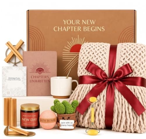 Self Care Gifts for Women, Care Package for Women, Birthday Gift Basket for Best Friend Sister Mom, Cozy Gift Set, Feel Better Relaxing Gifts for Girls Thank You Basket Christmas Ideas Box w/Coffee - Thumbnail 2