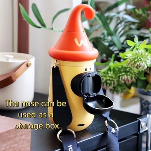 Insulated Water Bottle, 100% Leak-proof Travel Mug | w/baldric & Straw|Silicone Sleeve for Durability | 316 stainless steel cup body | 3-In-1 Lid | Reusable Coffee Travel Mug. (Yellow) - Thumbnail 3