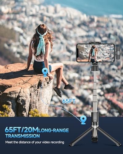 Caiord 2 Pack Professional Wireless Lavalier Microphone for iPhone iPad(iPhone 14 and Below), Lapel Mics Plug-Play Clip on Lapel Mic for TikTok, YouTube & Interviews - Thumbnail 4