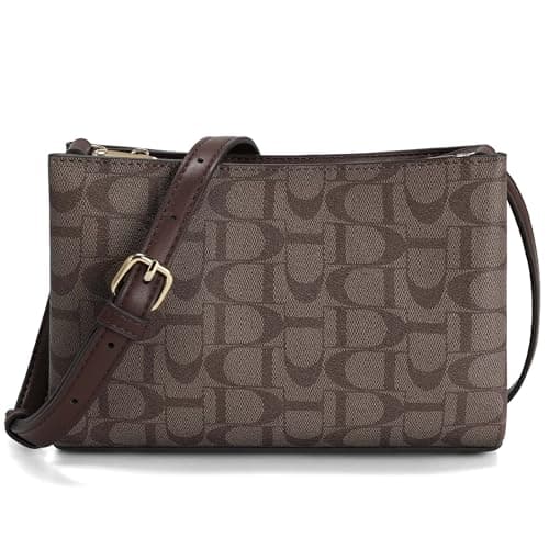 Goinsound Small Crossbody Bags for Women, Vegan Leather Crossover Purse Cell Phone Purses Rfid Shoulder Bag with Adjustable Strap - Image 1