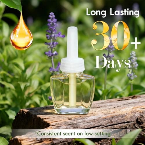 Plug Ins Refills Air Freshener - Palo Santo Eucalyptus & Sage,Baby Powder Scent -12 Count, Compatible with Air Wick & Glade Not Include Glade Plus - Thumbnail 3