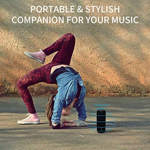 Musibaby Bluetooth Speaker, M88 Speakers,Dual Pairing, Bluetooth 5.3,Loud Stereo Sound,Booming Bass,30H Playtime for Home& Outdoor Party,Beach,Portable Speaker,Gifts(Black) - Thumbnail 6