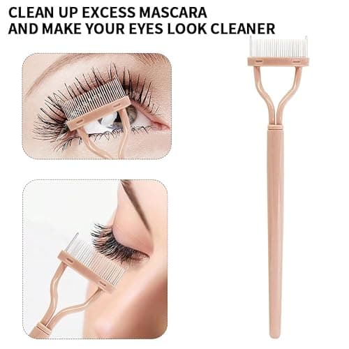 HGHDBT 72Pcs Brown Makeup Brushes Set Professional with Case Premium Synthetic for Foundation Concealer Blush Eyeshadow Powder Contour Makeup Brush Kit Face Eye Make up Brushes & Tools - Thumbnail 6