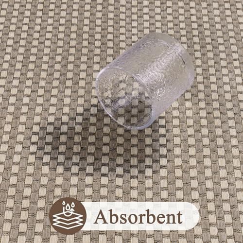 U'Artlines Door Mat 36"x59",Non Slip Rubber Backing Floor Mats, Absorbent Dirt Resistant Low-Profile Doormats, Front Door Mat Rug for Indoor Outdoor Entry, Patio, Porch Brown - Thumbnail 3