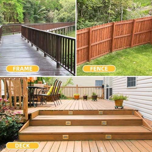 WELLOCKS Tan Epoxy Coated Deck Screws - #8×1-1/2" 204PCS 1.2LBS | 1000H Salt Spray Rust Resistant | T25 Torx Bit Included for Outdoor Pressure-Treated Lumber/Fence - Thumbnail 3