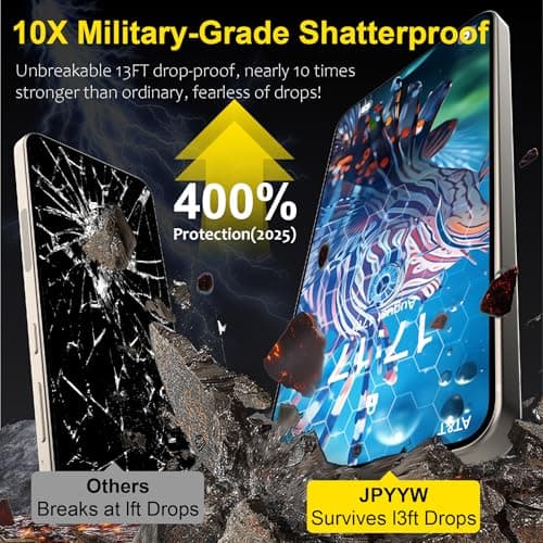 jpyyw 3 Pack Designed for Samsung Galaxy S24 Plus Screen Protector with Install Frame, 9H Tempered Glass Film, Bubble Free - Thumbnail 5