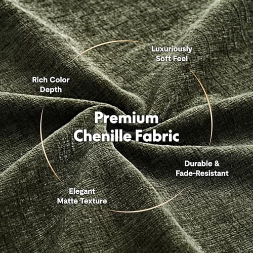 FLEXISPOT AC2 Accent Chair for Living Room, Mid Century Modern Reading Chair for Bedroom, Upholstered Armchair Comfy Single Sofa Side Chair for Office, Apartment, Small Room, Green - Thumbnail 6