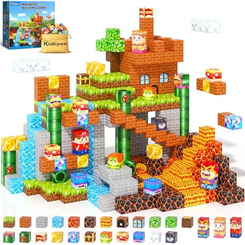 Magnetic Blocks Building Toys, Mine Magnet World Game Set for Kids Ages 4-8 5-7 6-8, STEM Sensory Magnetic Toys for Toddlers, Gift for 3+ Year Old Boys Girls - Image 1