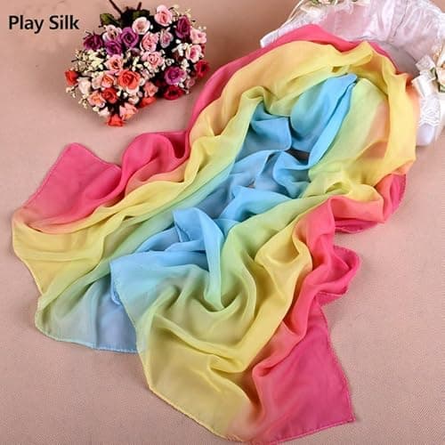 Eray Wooden Lacing Toys Open Ended Busy Board with Play Silks Weaving Board Montessori Gifts Loose Parts Play Materials for Kids - Thumbnail 6