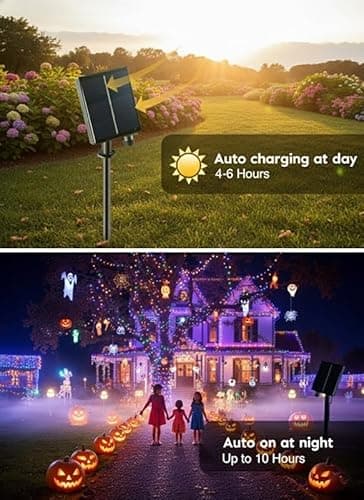 CVchancin Solar Rope Lights Outdoor Waterproof 39FT 100LED Solar String Lights Christmas Decorations Outside for Garden Patio Yard Trees Path Fence IP65 Solar Powered Tube Fairy Lighting Multicolor - Thumbnail 2