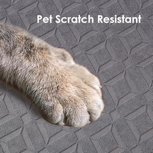 Couch Cushion Covers Waterproof, Stretch Sectional Couch Covers, Sofa Cushion Covers Washable, Non Slip Magic Sofa Covers, with Elastic Bottom and 2 Straps, Pet-Friendly (Large Single Seat Cover) - Thumbnail 5