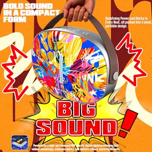 Bluetooth Speaker, W-KING T8II Portable Loud Speakers Bluetooth Wireless, 96W Max Party Large Outdoor Speaker Boombox Subwoofer, Heavy Bass/Crystal Clear Sound/Fast Charging/LED/BT5.4/AUX/USB Playback - Thumbnail 3