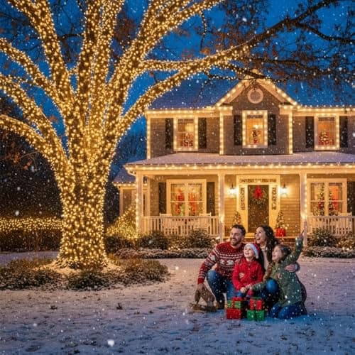 CVchancin Solar Rope Lights Outdoor Waterproof 72FT 200LED Solar String Lights Christmas Decorations Outside for Garden Patio Yard Trees Path Fence IP65 Solar Powered Tube Fairy Lighting Multicolor - Thumbnail 6