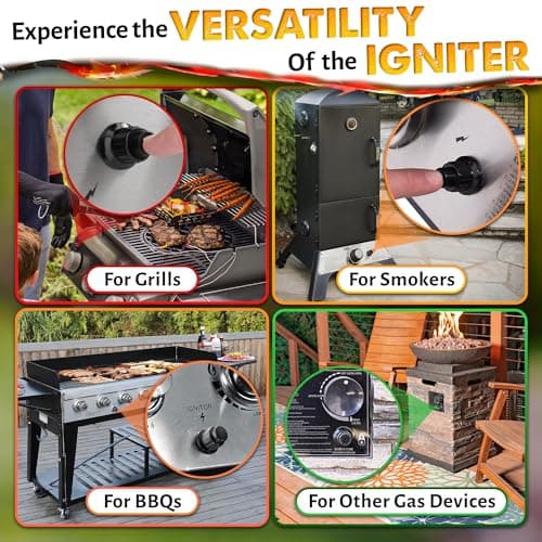 HYQO 2 Pcs Barbecue Grill Igniter Replacement - Grill Starter Igniter with Durable Cap Design, Easy to Install Push Button for BBQ Units - Wide Compatibility with Outdoor Cooking Equipment - Thumbnail 6