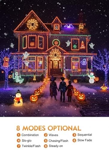 CVchancin Solar Rope Lights Outdoor Waterproof 39FT 100LED Solar String Lights Christmas Decorations Outside for Garden Patio Yard Trees Path Fence IP65 Solar Powered Tube Fairy Lighting Multicolor - Thumbnail 4