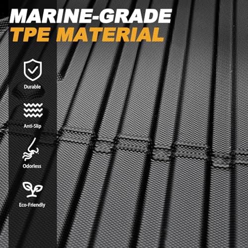Lumway Truck Bed Mat for 2022-2026 Ford Maverick Hybrid & Gasoline 4.5FT, TPE All Weather Durable Truck Bed Liner for Ford Maverick Accessories (Not fit with Drop-in Bed Liner) - Thumbnail 4