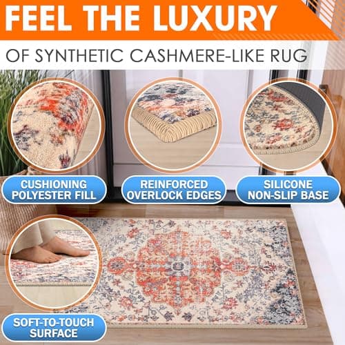 Busichka Small Washable Rug 1,95'x3' - Thumbnail 3