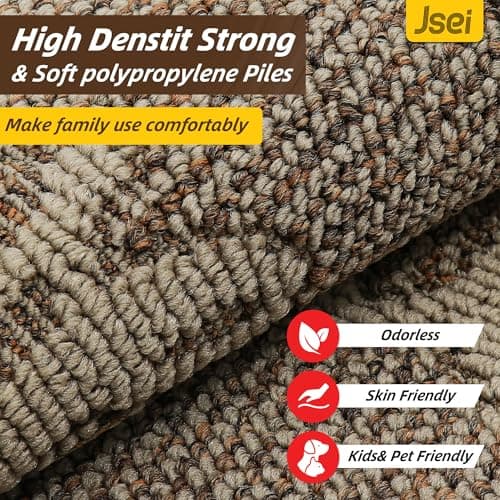 JSEI Door Mat 24"x 36",Absorbent Dirt Welcome Mat,Non-Slip Entryway Rugs Washable Indoor Entrance Mats,Low Profile Floor Mat for Entryway and Front Back Door,Beige - Thumbnail 6