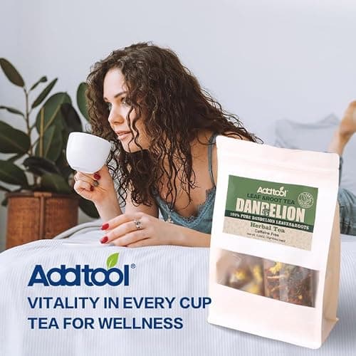 Addtool Dandelion Goji Chrysanthemum Tea Caffeine Free，Include Cassia Seed, Licorice, Orange Peel, Gardenia,Support Liver and Kidney Health ,Detox , liver cleanse Kidney Tea with Natural Blend of 7 Herbs (150 grams / per portion/15pcak) Each tea bag can be steeped multipletimes. - Thumbnail 3
