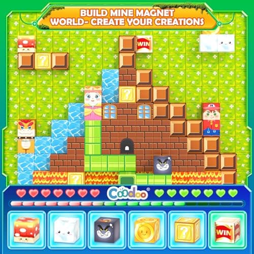 Coodoo Magnetic Blocks Travel Toys with Portable Metal Tin – Toddler Magnet Tiles Building Blocks STEM, Montessori Kids Toys for 3+ Year Old Boys & Girls, Classroom Must Haves, and Sensory Toys - Thumbnail 4