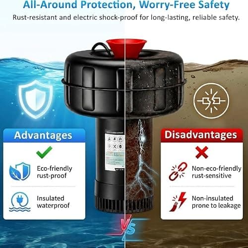 BOFEKTE Pond Fountain Aerator, 1HP 110V 15000 GPH Fountain Pump - Thumbnail 6