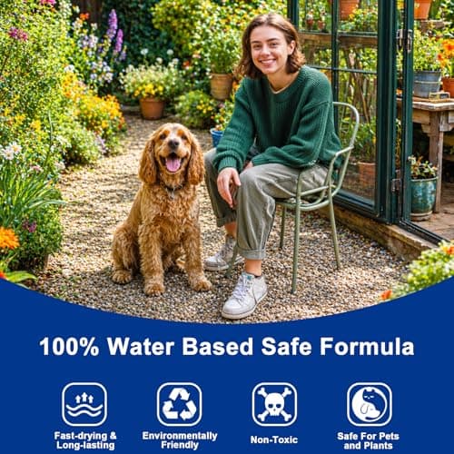 Mulch Glue for Landscaping - 1 Gallon Strong Adhesive Rock Glue for Landscaping, Non-Toxic Weather-Resistant Mulch Anchor for Landscaping Rocks, Pebbles and Pine Straw - Thumbnail 5