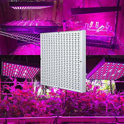 Hytekgro LED Grow Light 225 LEDs Plant Lights Red Blue White Panel Growing Lamps for Indoor Plants Seedling Vegetable and Flower (2 Pack) - Thumbnail 5