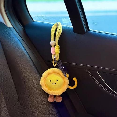 XUPEIXUN Car Seat Headrest Hook 2 Pack Hooks Hanger Storage Organizer Universal for Handbag Purse Coat, Cute Car Accessories for Women (lemon) - Thumbnail 4