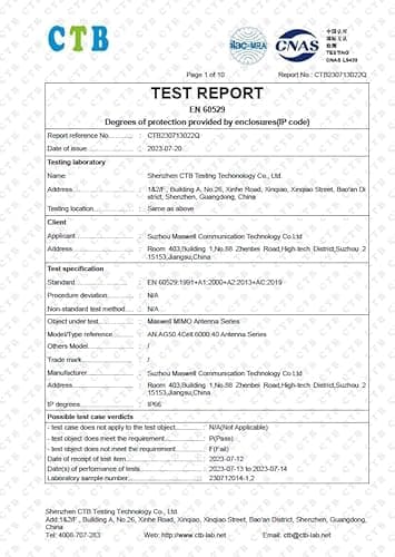 Maswell 4X4 MIMO 5G External Antenna, Omni 700-6000MHz | 4G+ LTE-A 5G NR 5G | WiFi 6 Bluetooth | Screw Adhesive Mount, SMA Male 3dBi Low Gain Outdoor for IoT M2M, NOT for Boosting - Thumbnail 5
