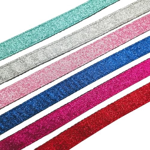 Jumpress Bling Bow Tie Dog Collar and Leash Set, Cute Pink Girl Dog Collar with 5ft Leash for Small Medium Dogs Daily Walking or Holiday Party (Hot Pink, Neck fit 13-19’’) - Thumbnail 6