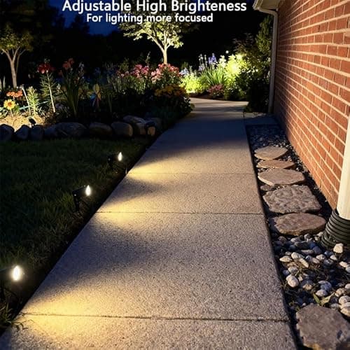 AurNyvaMay Smart Landscape Spotlights,Solar Low Voltage IP67 Waterproof Outdoor Spot Lights Compatible with APP/Remote Control Color Changing Lights for Yard Garden Pathway Lawn Tree Festival 2pack - Thumbnail 4
