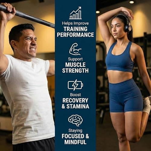 Manewu Creatine Monohydrate Gummies, 5g Creatine Dose, 99.9% Pure Creatine for Men & Women, Lab Verified, Sugar Free & Vegan, Supports Muscle Strength, Recovery & Stamina, Blueberry Flavor, 90 Count - Thumbnail 5