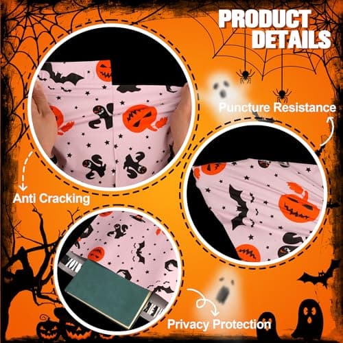 JinRuiKJ Halloween Poly Mailers 6x9 Inch 100 Pcs - Heavy Duty Tear-Proof Mailings Envelopes - Waterproof Shipping Bags for Small Business & Boutique - Pink - Thumbnail 3