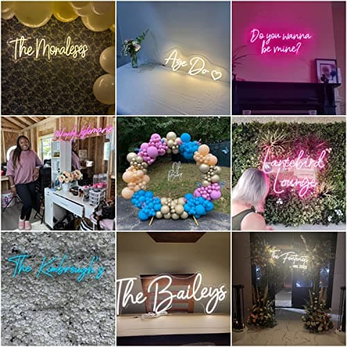 Klampo Custom Neon Sign, Personalized Neon Name Sign For Birthday Gifts - Thumbnail 2