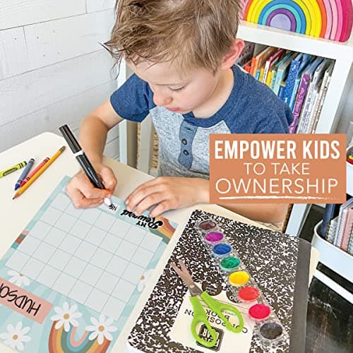 Star Sticker Chart for Kids Behavior -25 Toddler Sticker Reward Chart for Kids Incentives, Behavior Chart for Kids At Home & Classroom, Retro Incentive Chart for Classroom Must Haves - Thumbnail 4