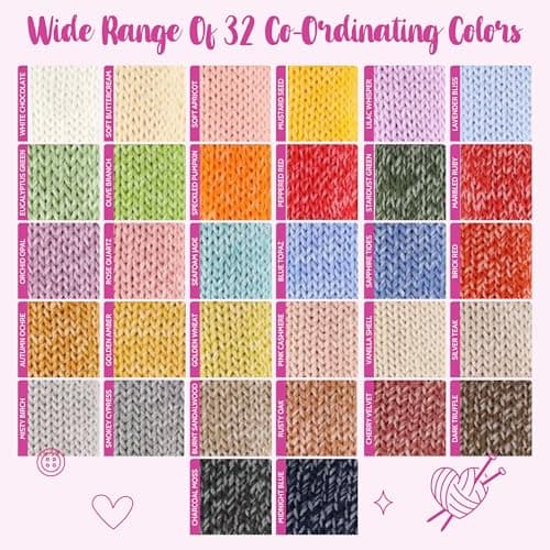 Cotton Bliss Soft Cotton Blend Yarn for Crocheting, 4-Pack (640Yds / 400G), Free Patterns, Beginners Friendly - #4 Medium Worsted Weight Yarn for Baby Blanket - Lavender Bliss - Thumbnail 6
